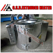 Cast aluminum heater for screw barrel